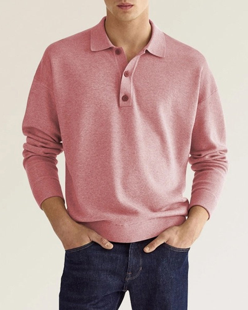 Long sleeve button down men's shirt