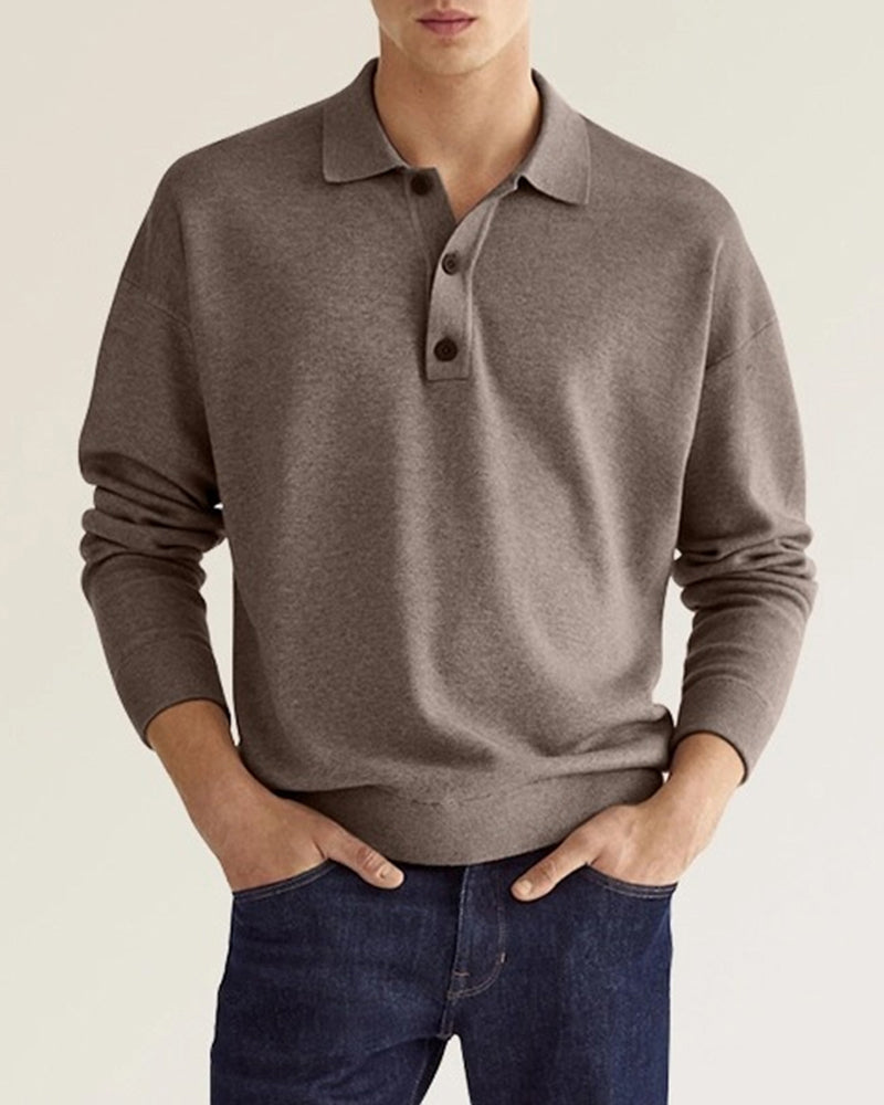 Long sleeve button down men's shirt