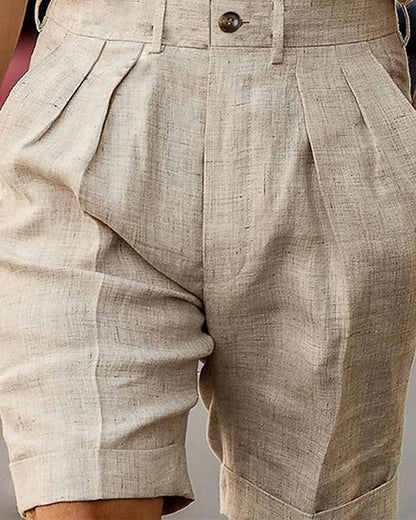 Solid color baggy shorts