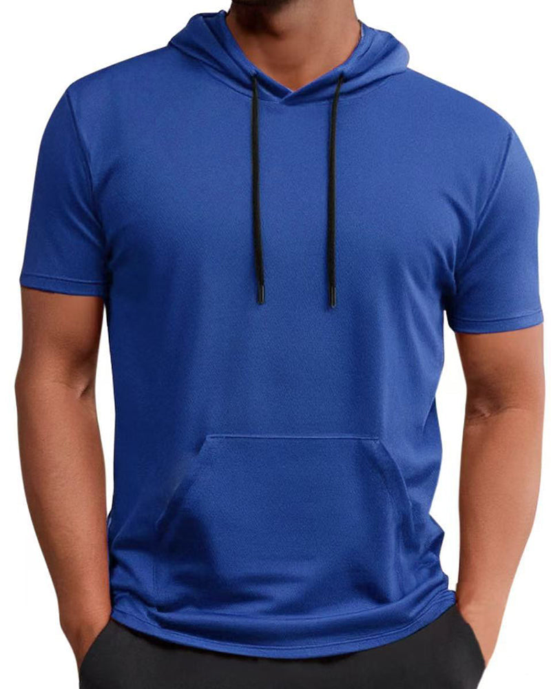 Hooded Quick Dry Short Sleeve T-Shirt