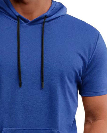 Hooded Quick Dry Short Sleeve T-Shirt