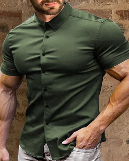 Men's Short-Sleeve Stretch Shirt