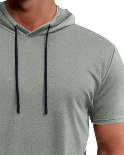 Hooded Quick Dry Short Sleeve T-Shirt
