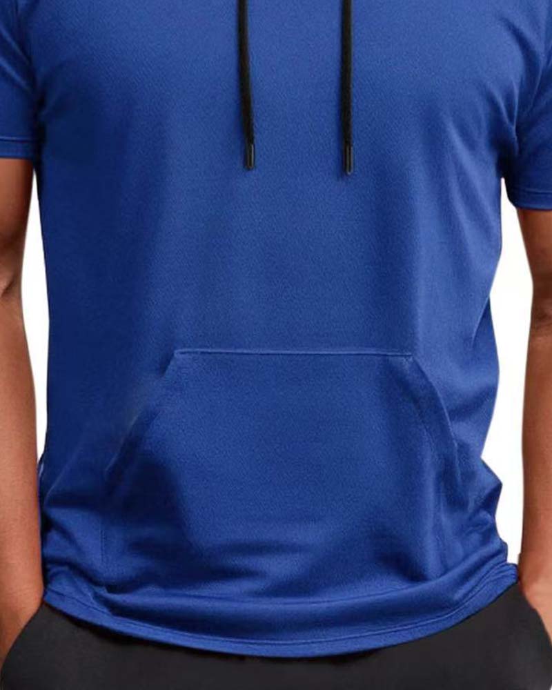 Hooded Quick Dry Short Sleeve T-Shirt